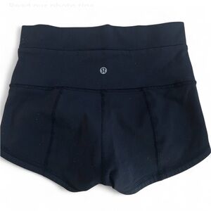 Lululemon Wunder Short 2” Black Luxtreme Yoga Gym High Rise Size 6 Compression